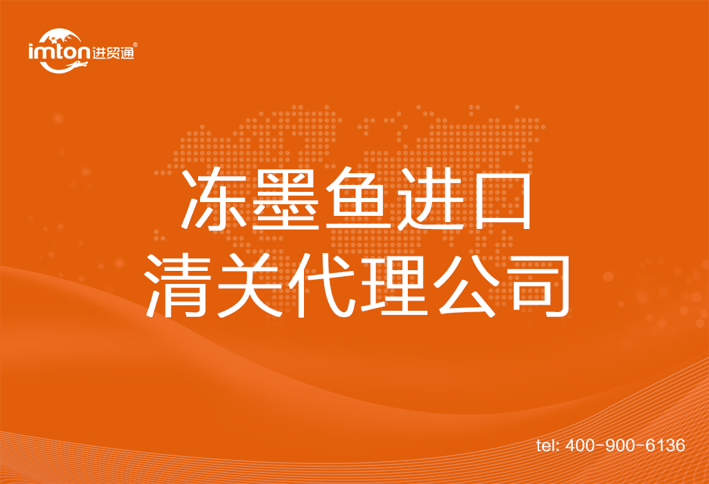 凍墨魚進口清關代理公司